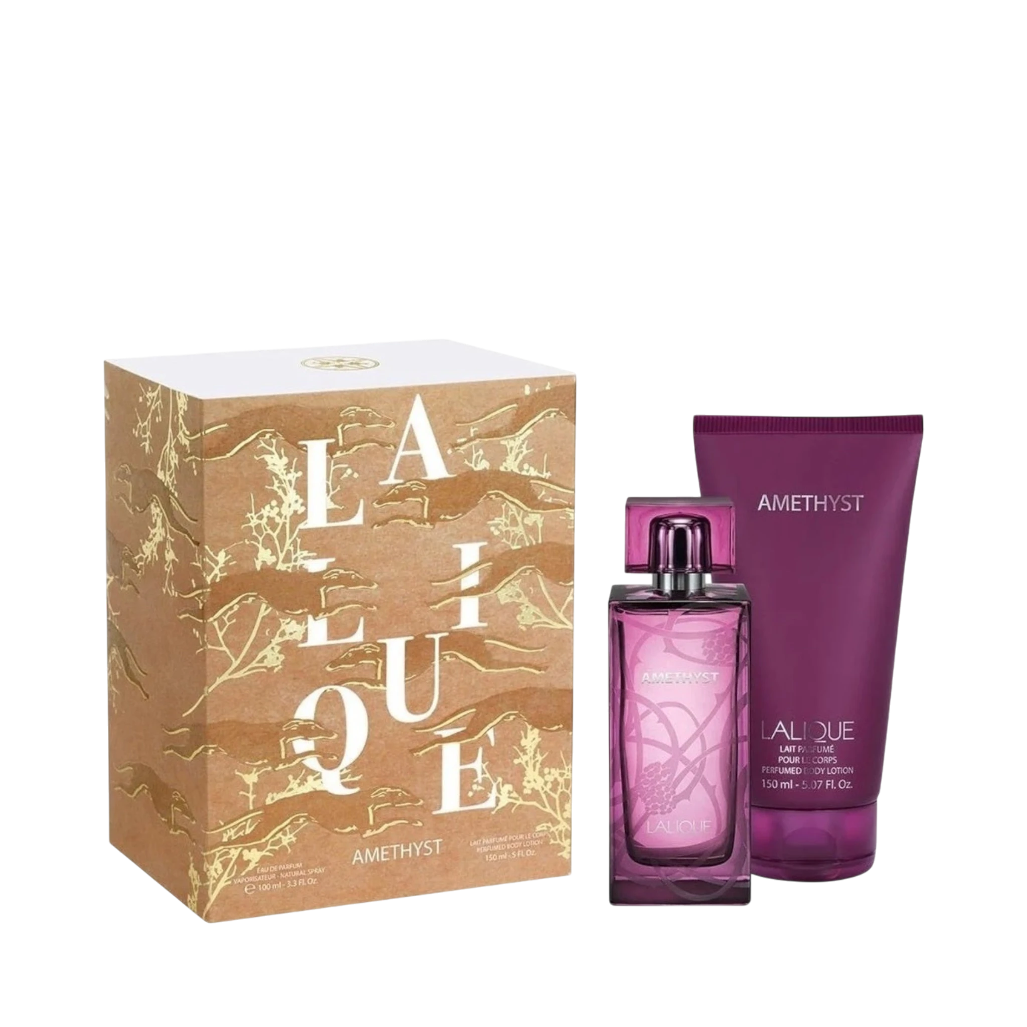 Perfume Set-Lalique-Amethyst Perfume Gift Set-F