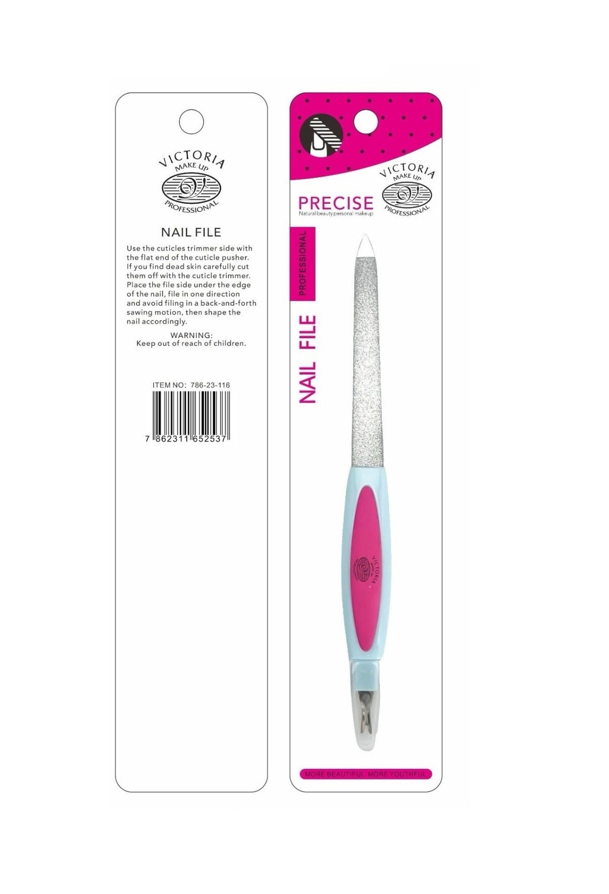 Nail File-Victoria Professional-Precise Nail File-F