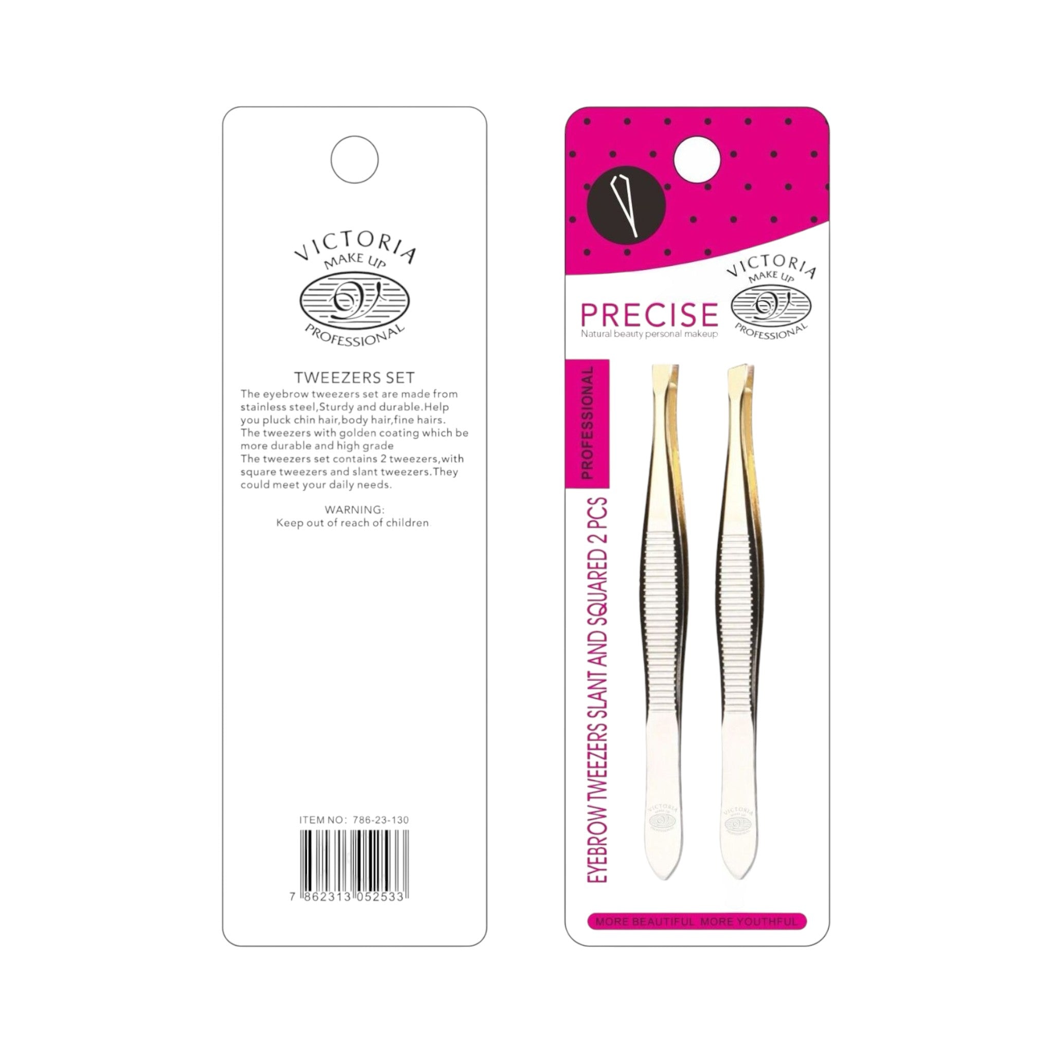 Tweezers-Victoria Professional-Precise Tweezers-F-2PCS