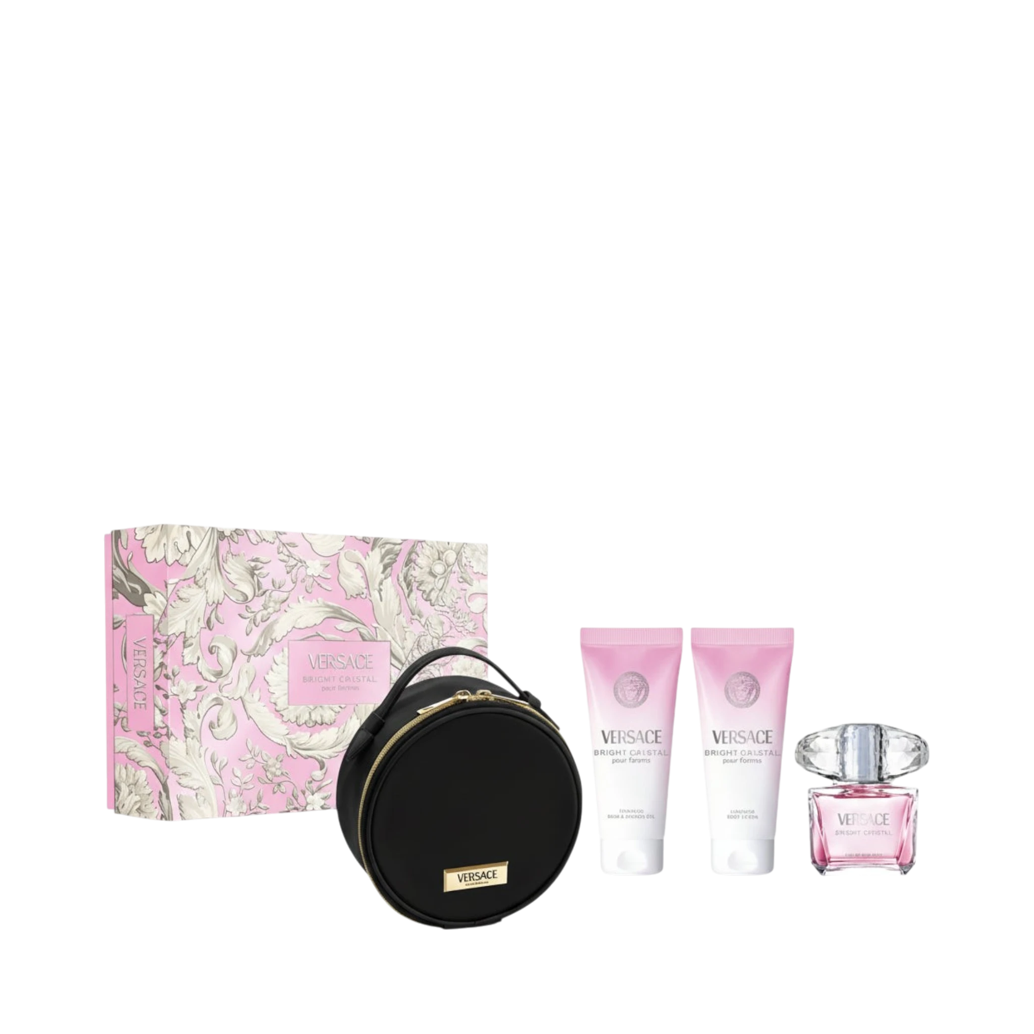 Bright Crystal Eau de Toilette Floral Silver Gift Set