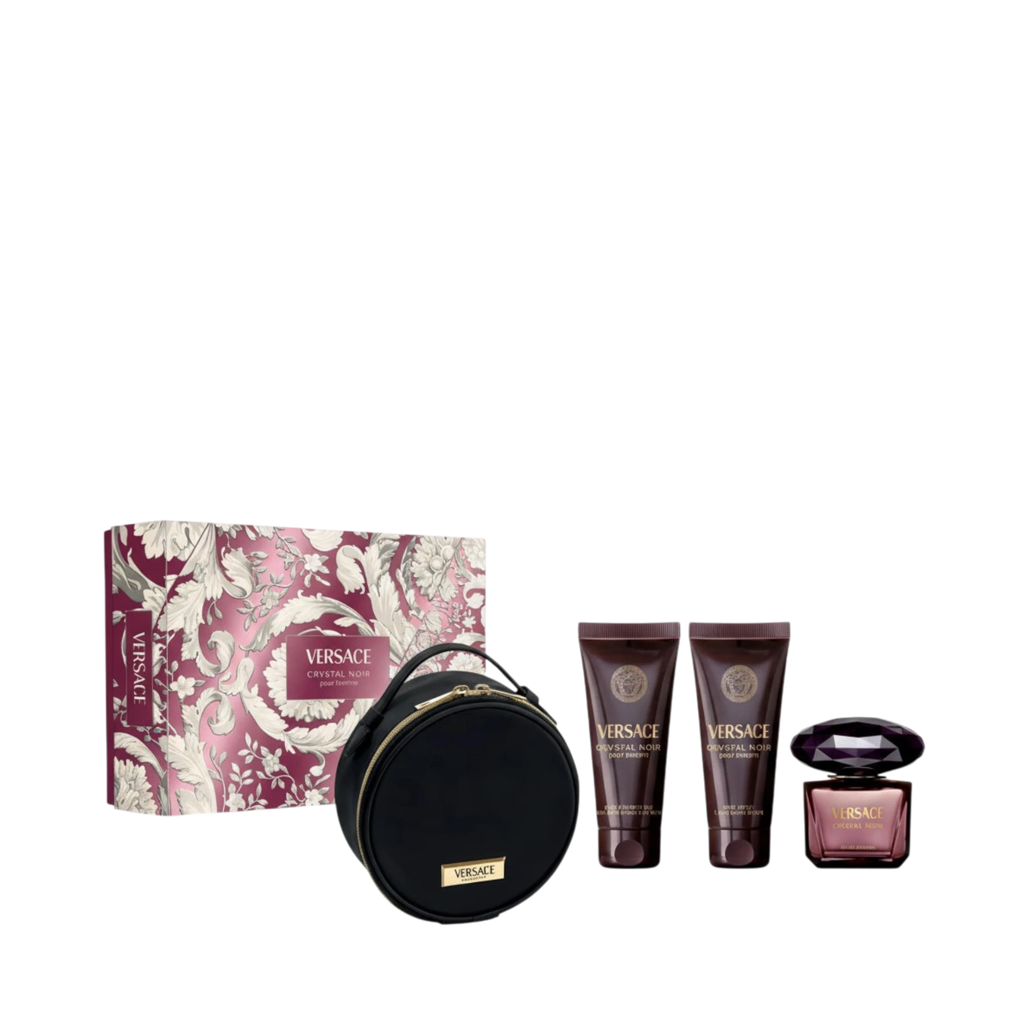 Crystal Noir Eau de Parfum Floral Silver Gift Set
