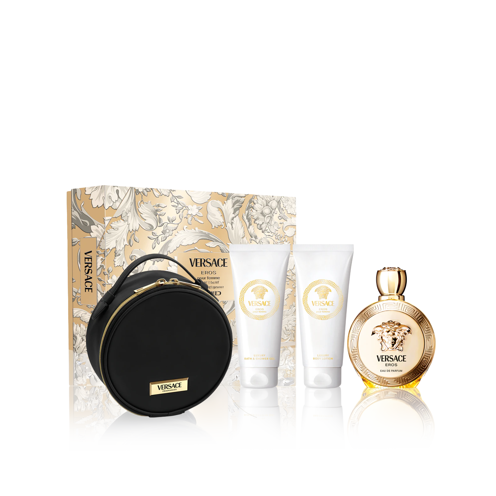 Eros Eau de Parfum Floral Silver Gift Set