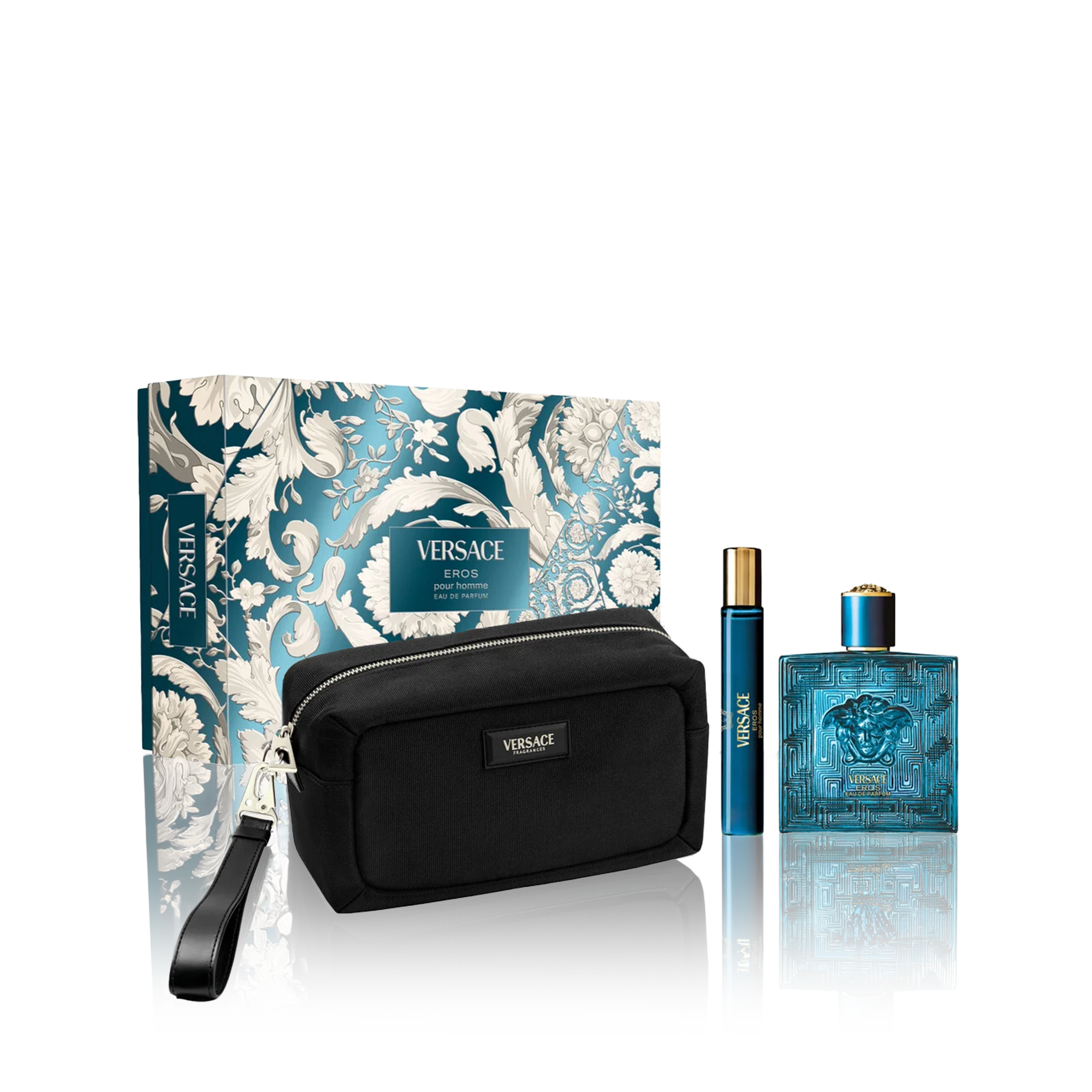 Eros Eau de Parfum Floral Silver Gift Set