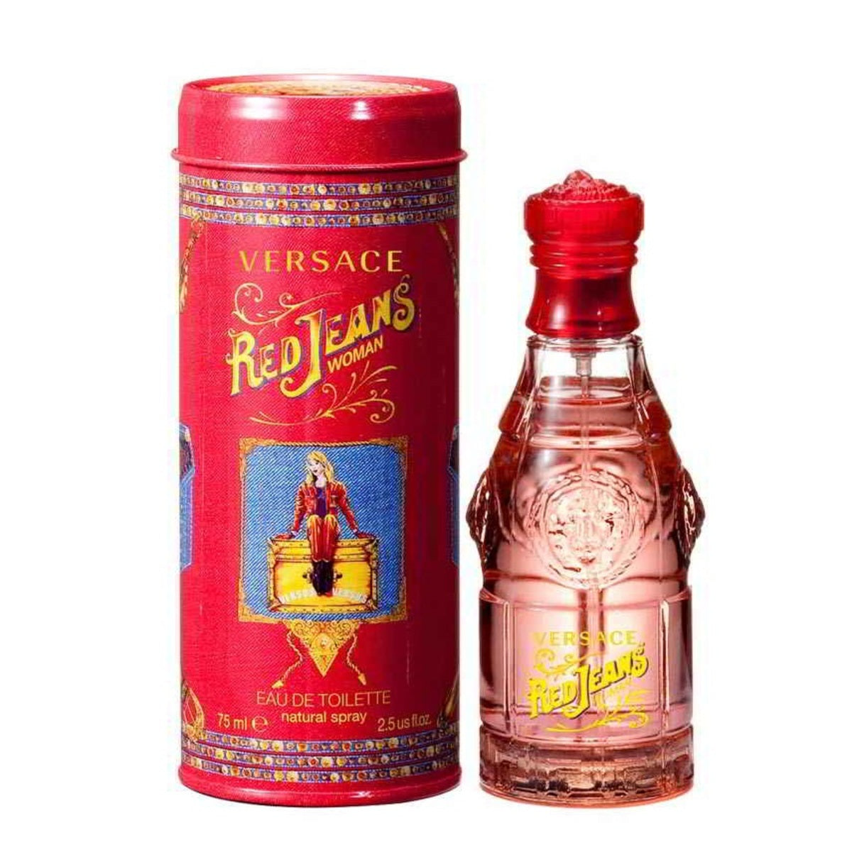 Perfume-Versace-Red Jeans Eau de Toilette-F-75ML