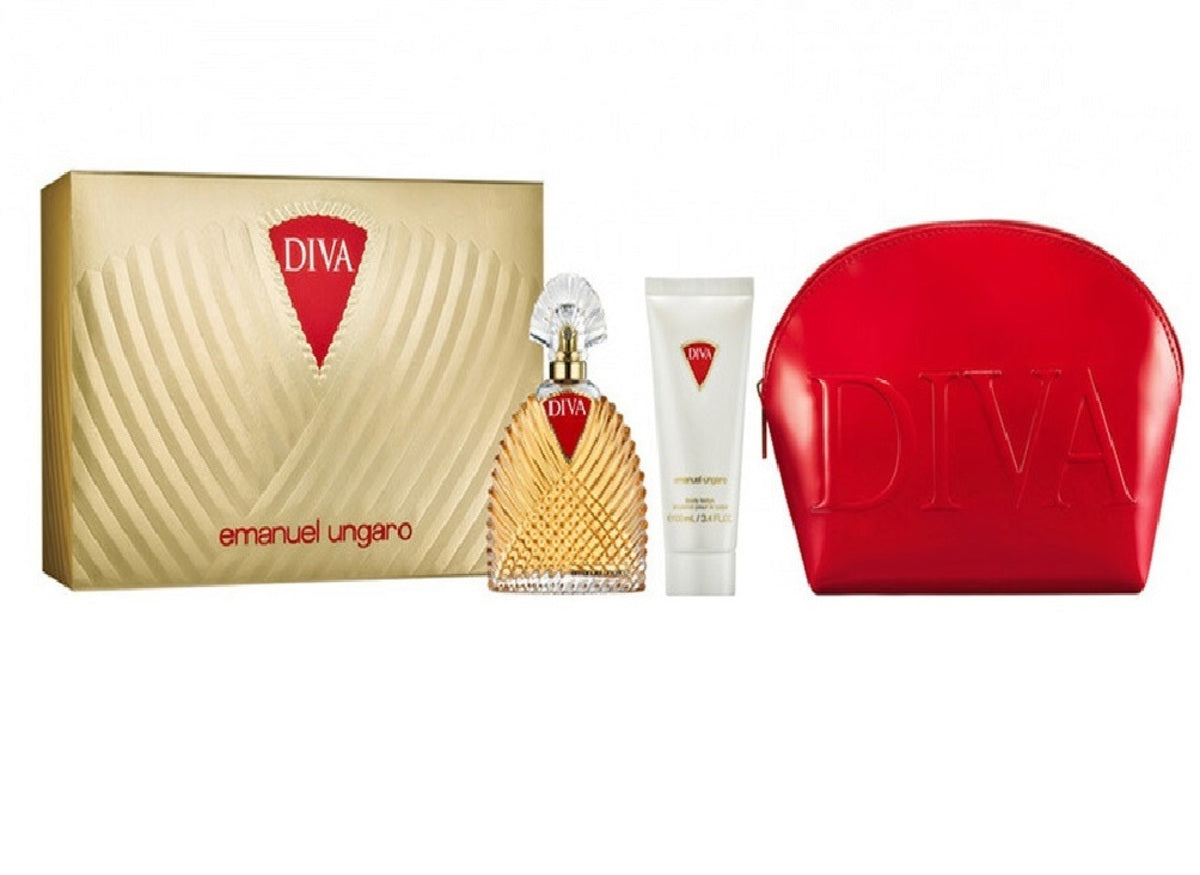 Perfume Set-Emanuel Ungaro-Diva Gift Set-F