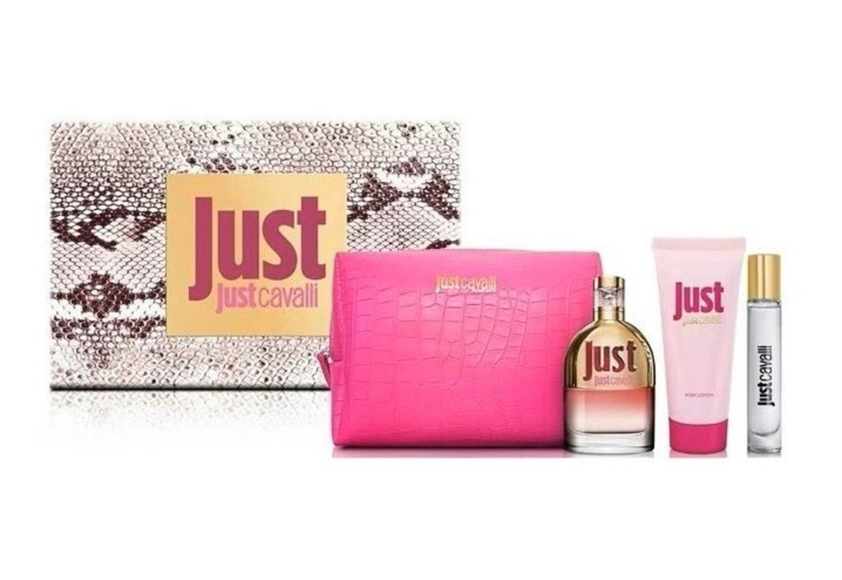 Perfume-Roberto Cavalli-Just Cavalli Body Lotion & Pouch Set-F
