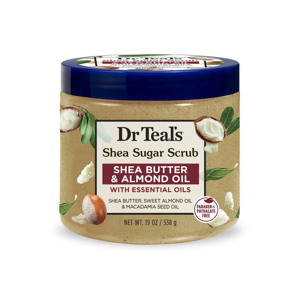Shea Sugar Scrub - Shea Butter & Almond Oil with Essential Oils