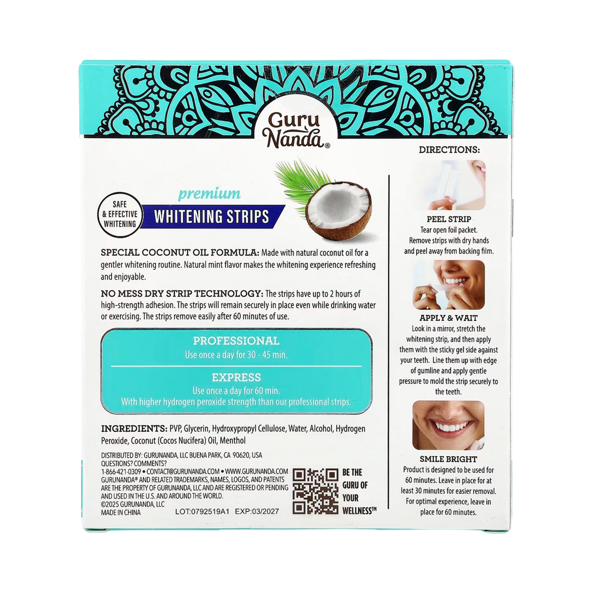 Premium Whitening Strips