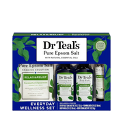 Bath & Body Set-Dr. Teal's-Relax & Relief Everyday Wellness Gift Set-U