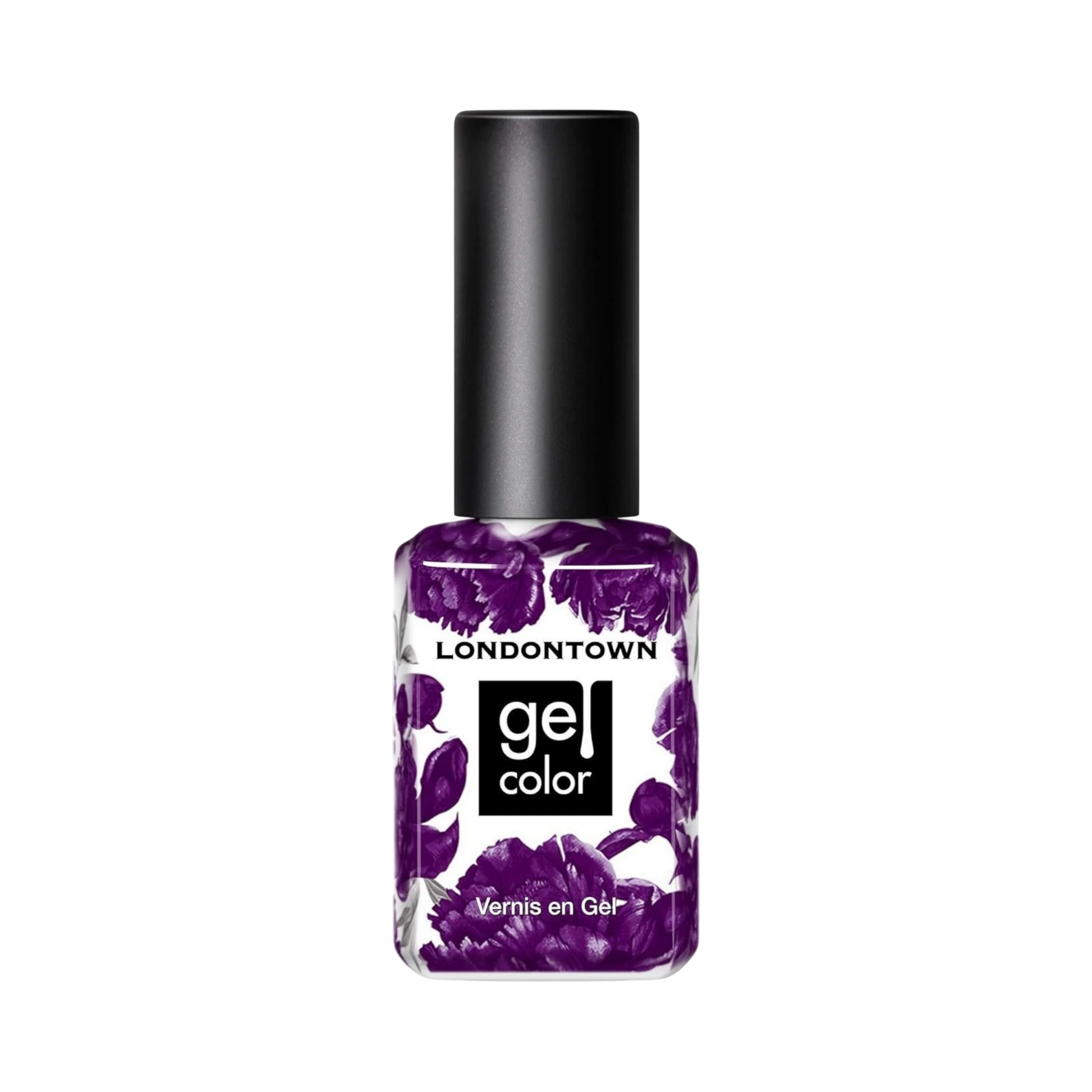 Nail Polish-London Town-Gel Color Nail Polish-Portobello Plum-F-12ML