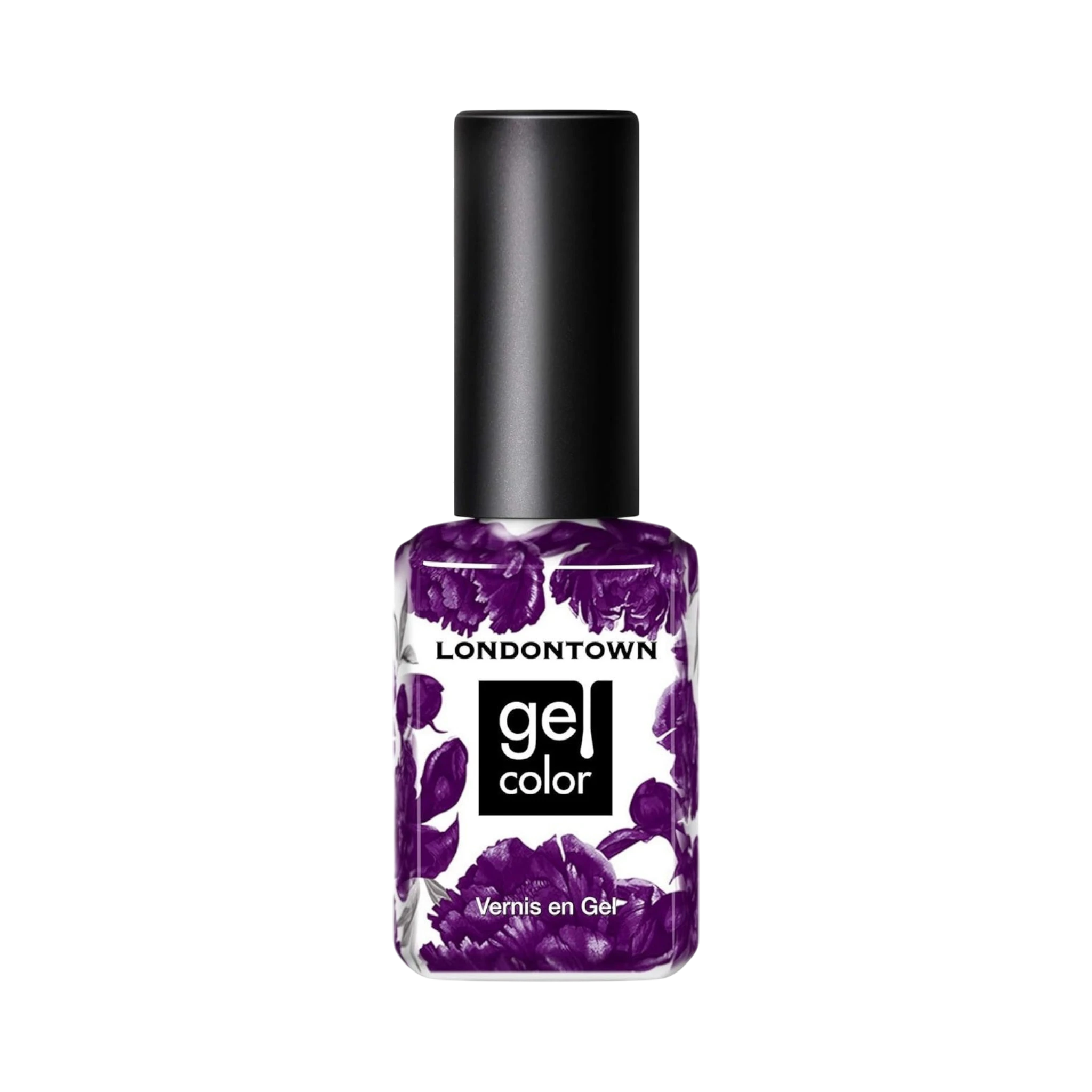 Nail Polish-London Town-Gel Color Nail Polish-Portobello Plum-F-12ML