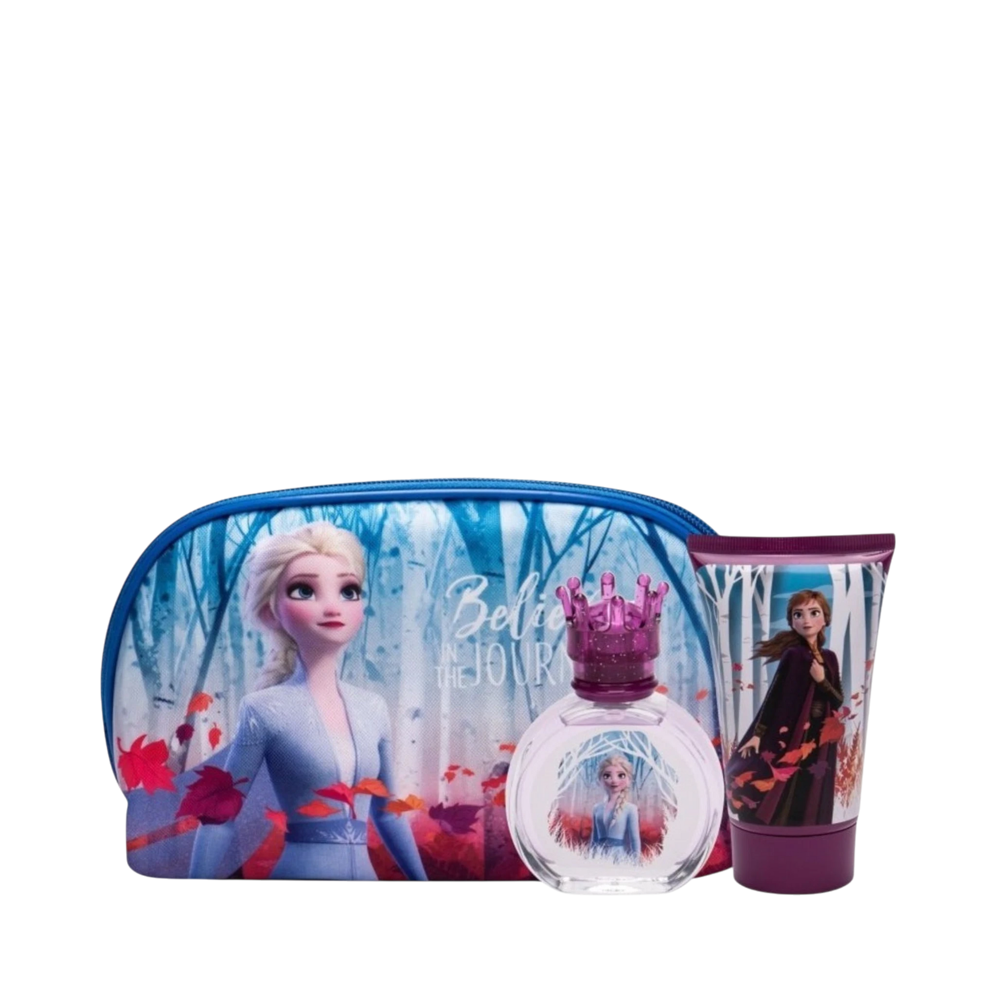 Perfume Set-Disney-Frozen II Toiletry Bag Gift Set-F