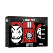 Perfume Set-Netflix-La Casa de Papel Eau de Toilette, Shower Gel & Tote Bag Gift Set-F