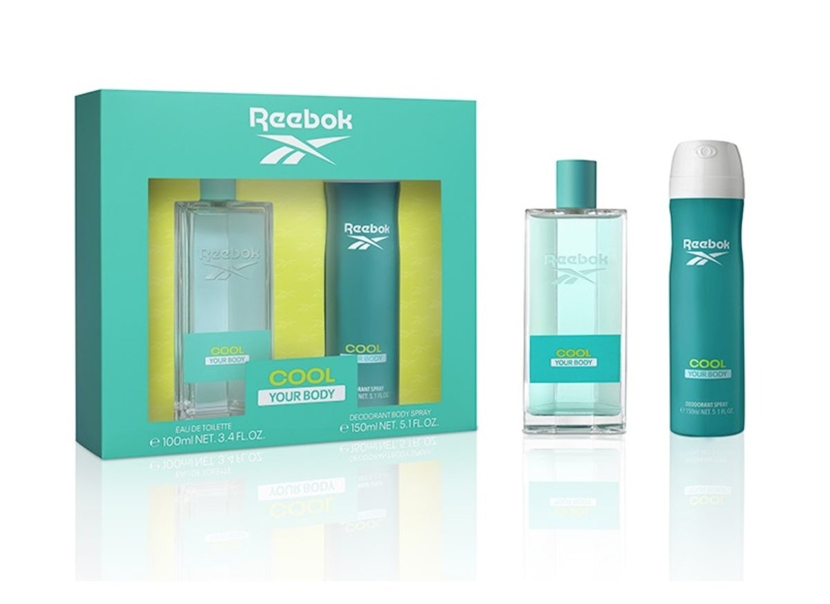 Perfume Set-Reebok-Cool Your Body Deodorant Gift Set-F