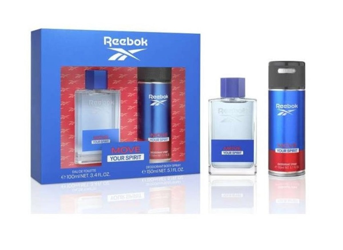 Perfume Set-Reebok-Move Your Spirit Deodorant Gift Set-M