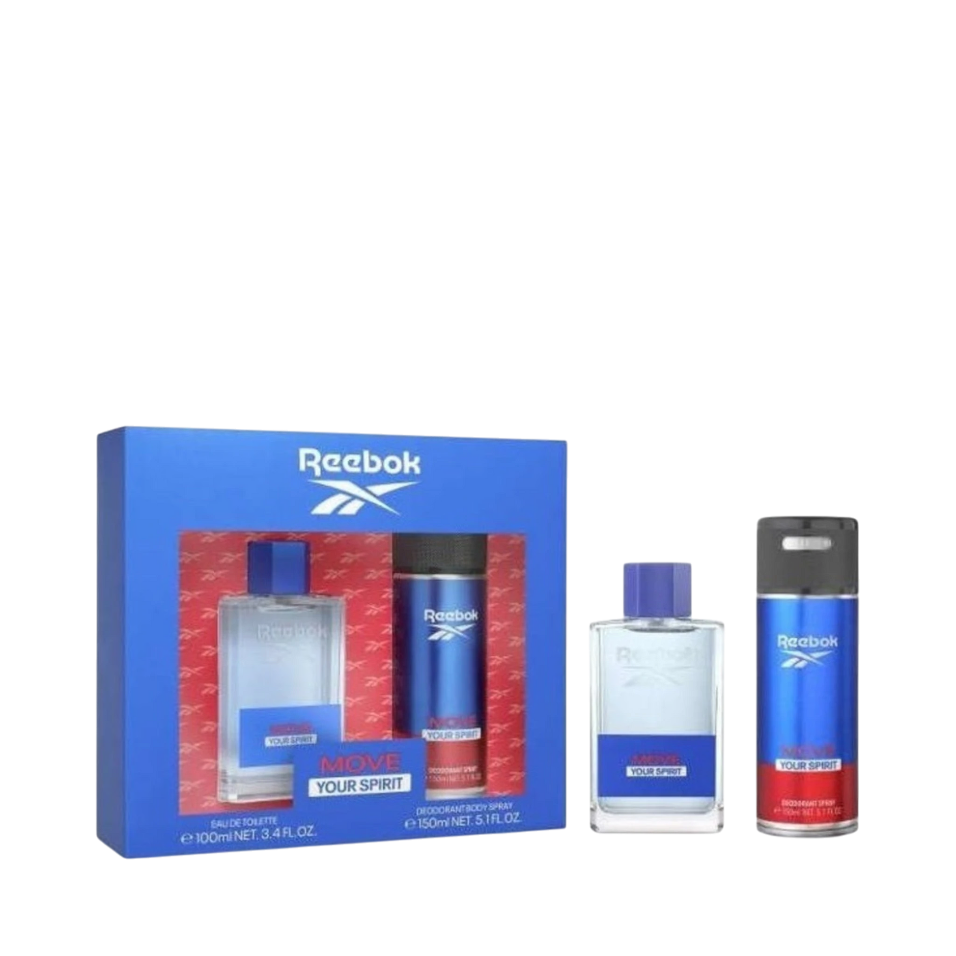 Perfume Set-Reebok-Move Your Spirit Deodorant Gift Set-M