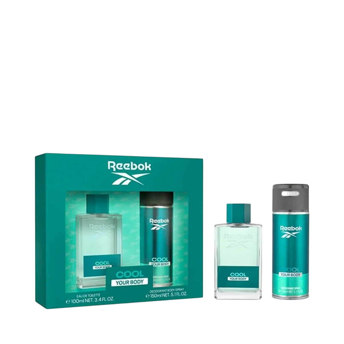 Perfume Set-Reebok-Cool Your Body Deodorant Gift Set-M