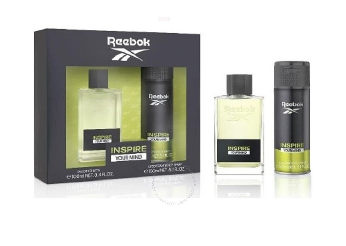 Perfume Set-Reebok-Inspire Your Mind Deodorant Gift Set-M
