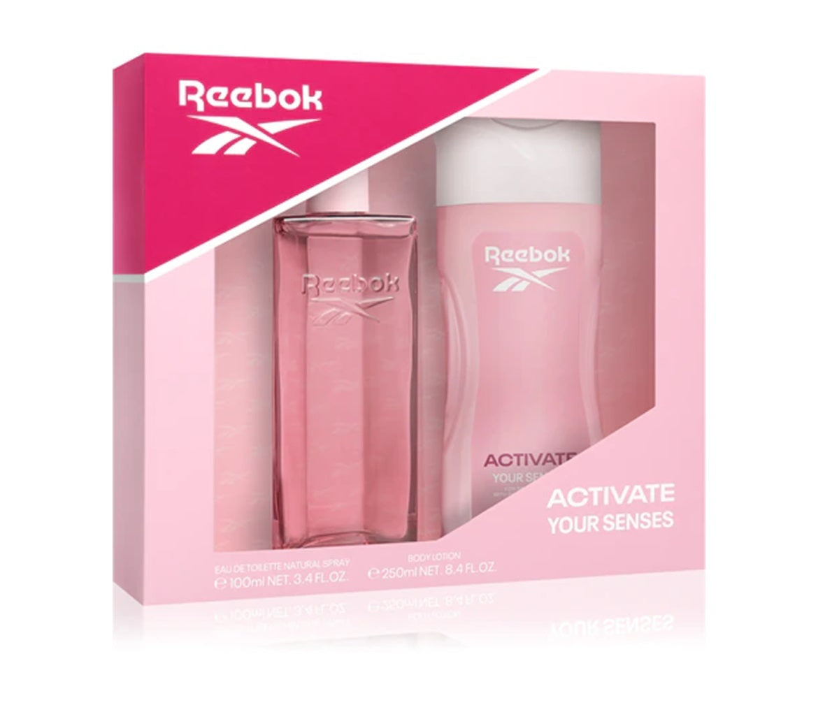 Perfume Set-Reebok-Inspire Activate Your Senses Body Lotion Gift Set-F