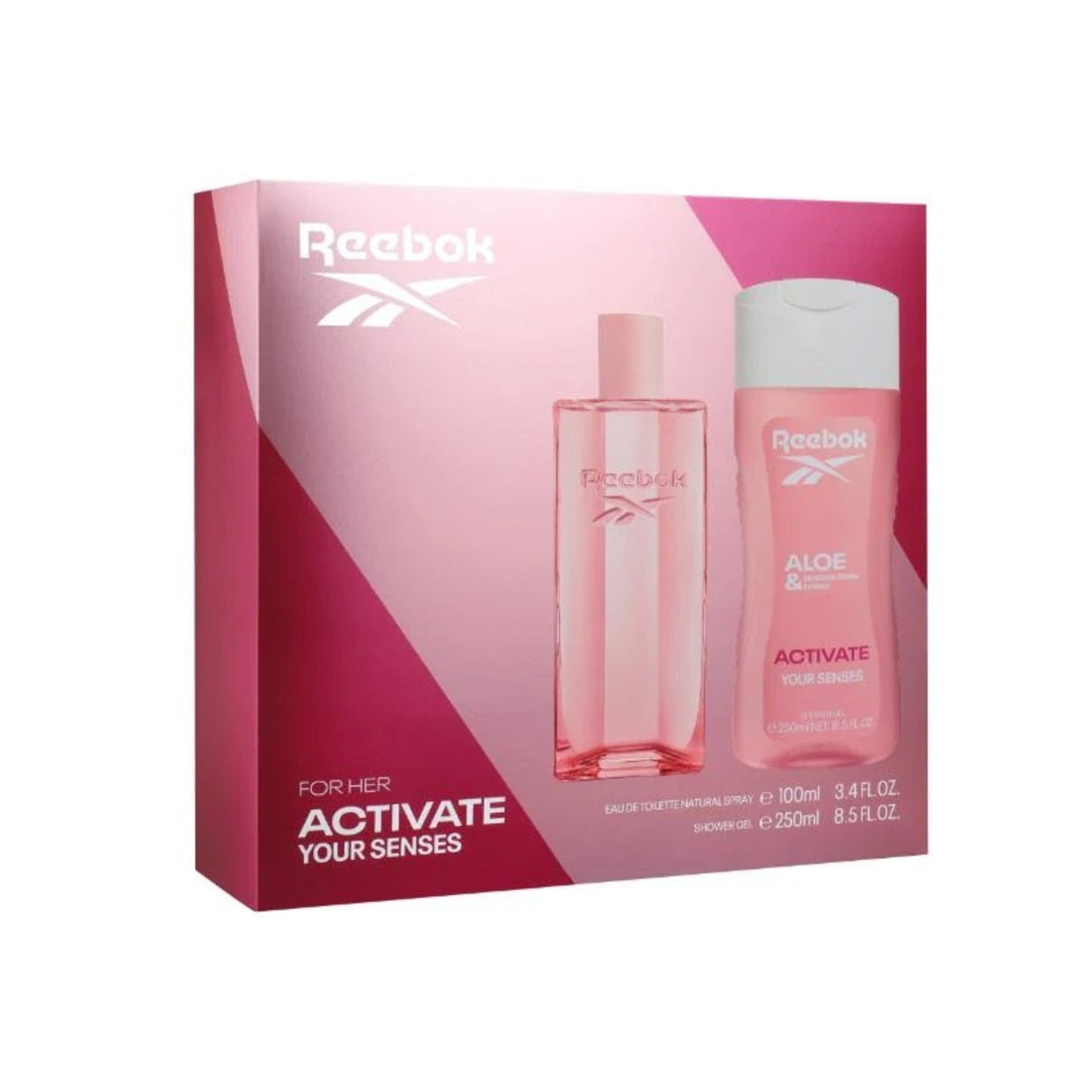 Perfume Set-Reebok-Inspire Your Mind Shower Gel Gift Set-F