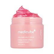 Medicube Collagen Jelly Cream 50 ml open jar with texture