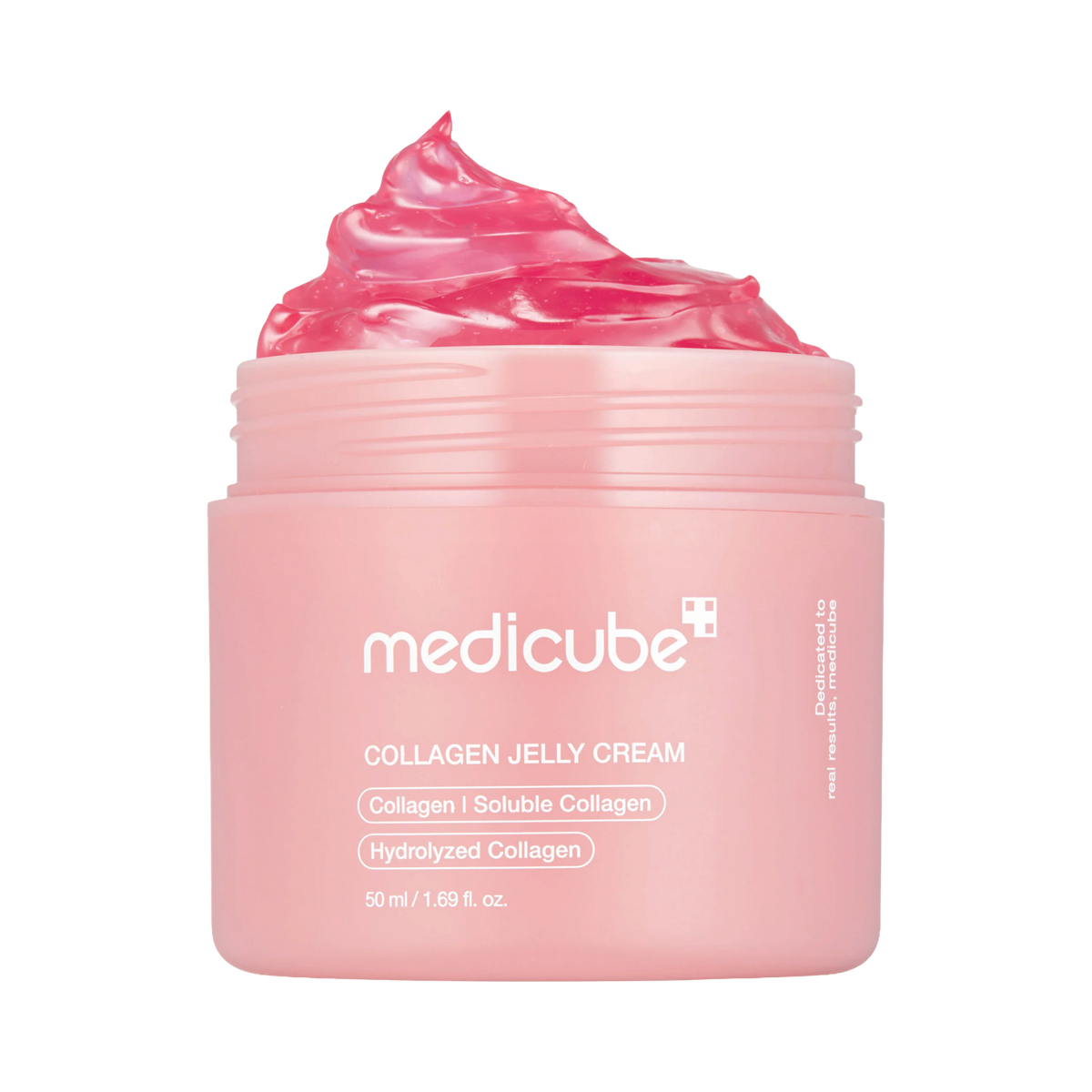 Medicube Collagen Jelly Cream 50 ml open jar with texture