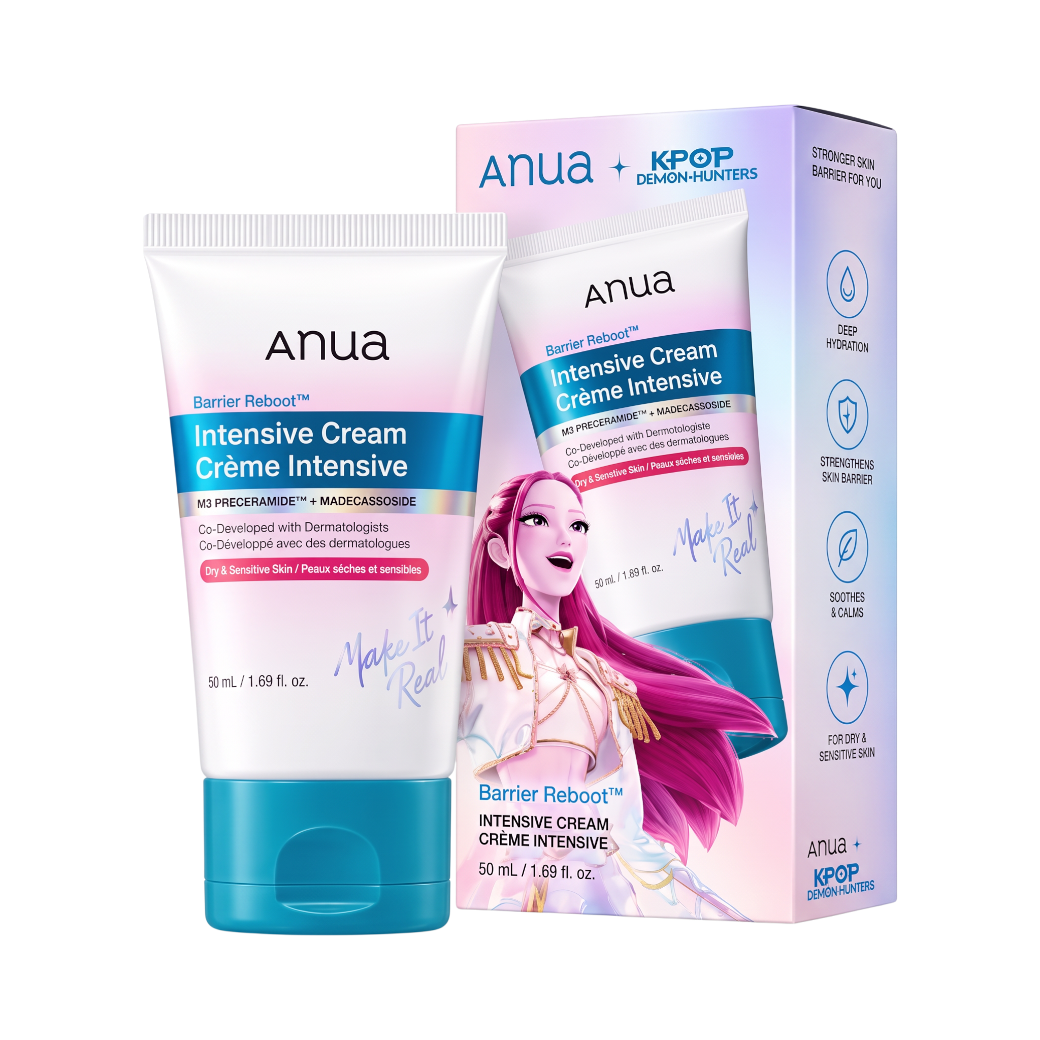 Anua x KPOP Demon Hunters Barrier Reboot Intensive Cream