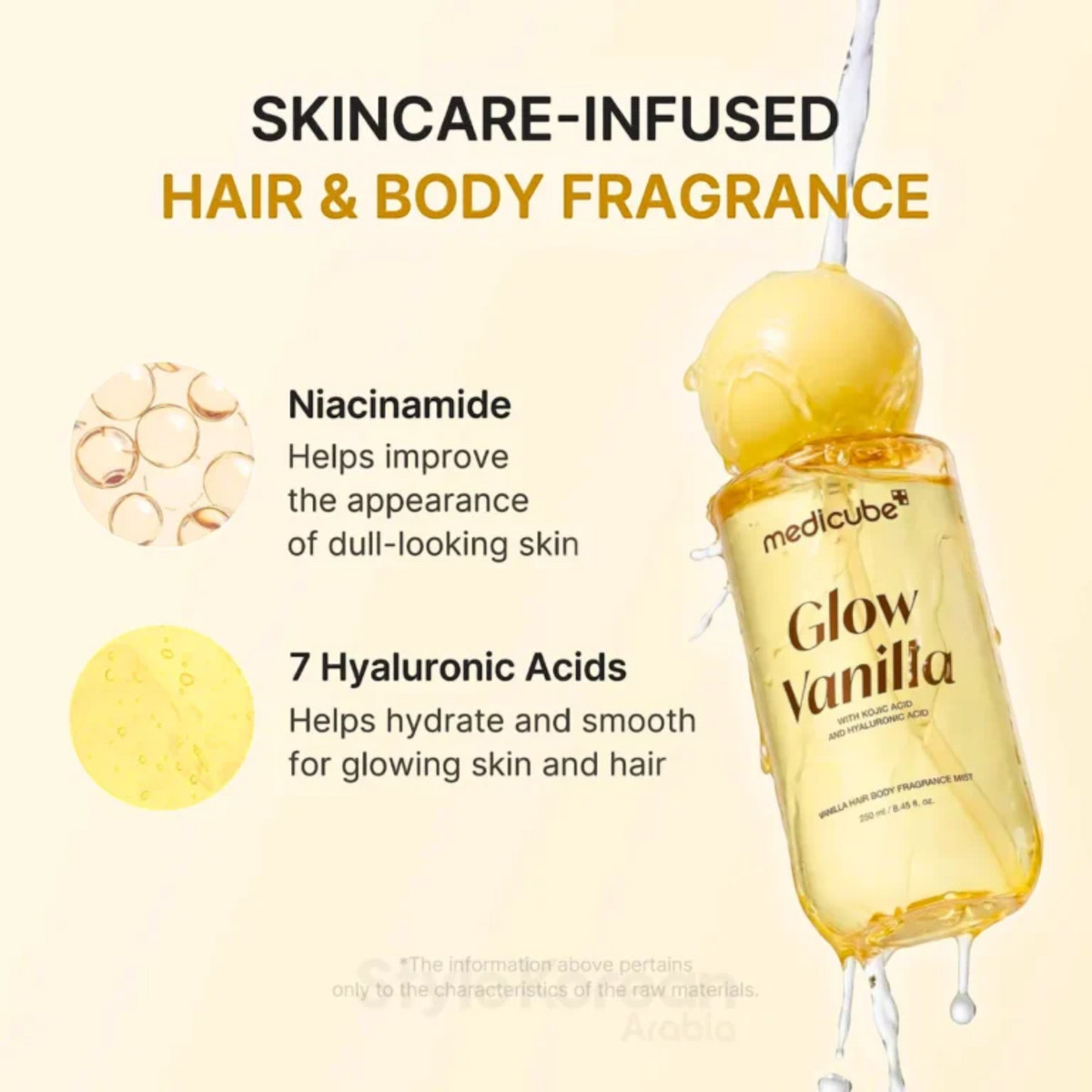 Glow Vanilla Hair & Body Fragrance Mist