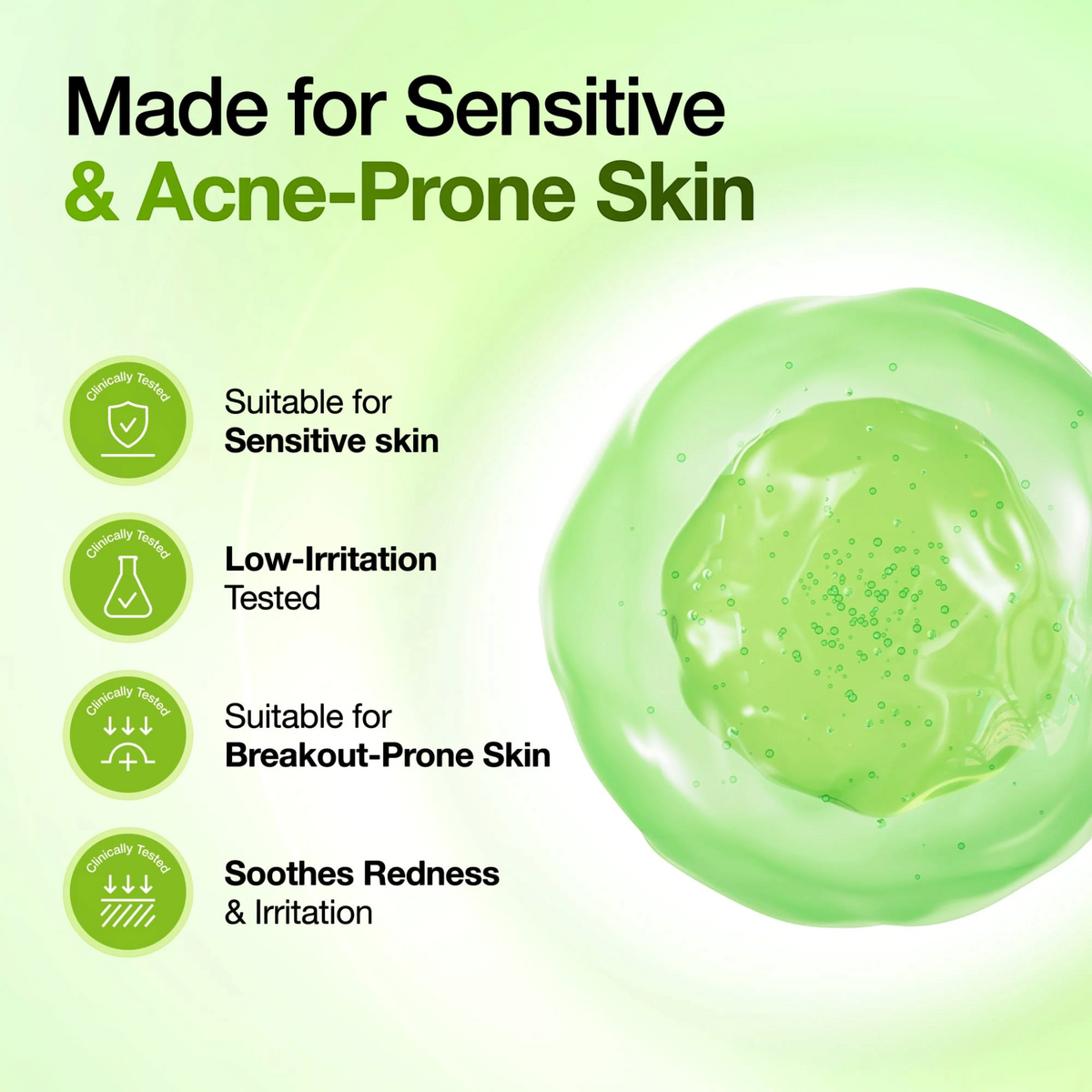 Anua Azelaic Acid 10 Hyaluron Redness Soothing Serum 30 ml texture swatch