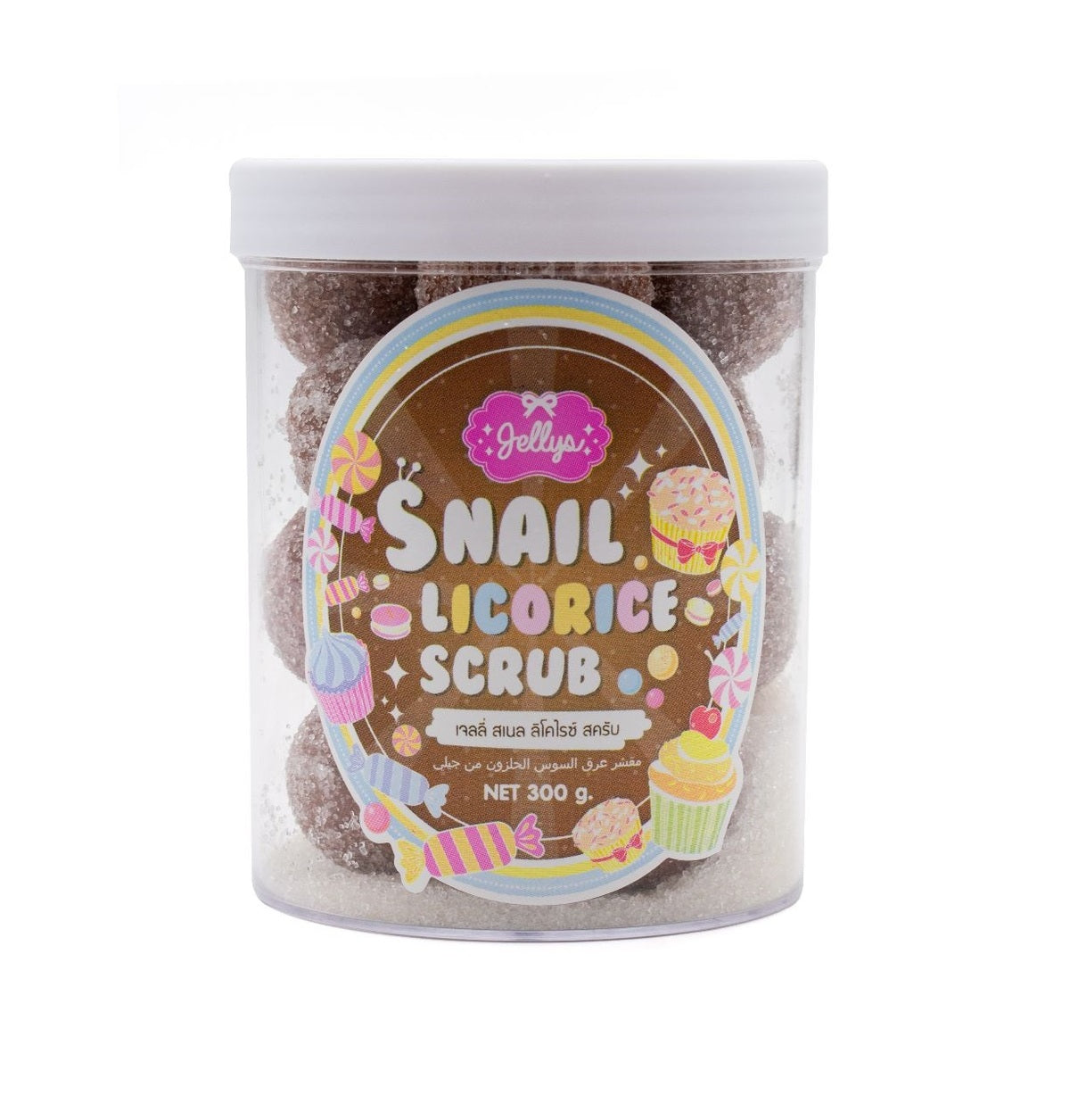 Body Scrub-Jelly's-Snail Licorice Body Scrub-U-300G