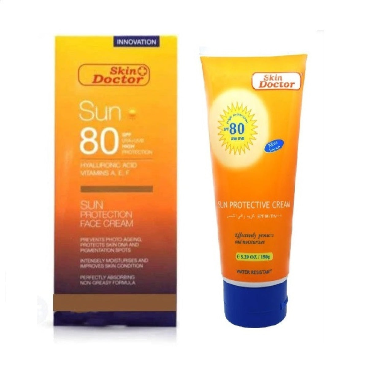 Sunscreen-Skin Doctor-Sun Protective Cream SPF 80-U-150G